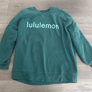 Lululemon Green Sweatshirt